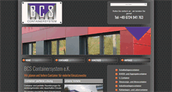 Desktop Screenshot of containersystem.de