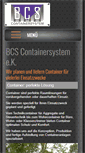 Mobile Screenshot of containersystem.de