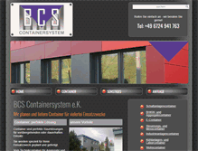 Tablet Screenshot of containersystem.de